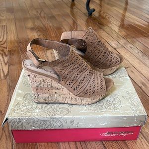 4 and half inch wedge heel!